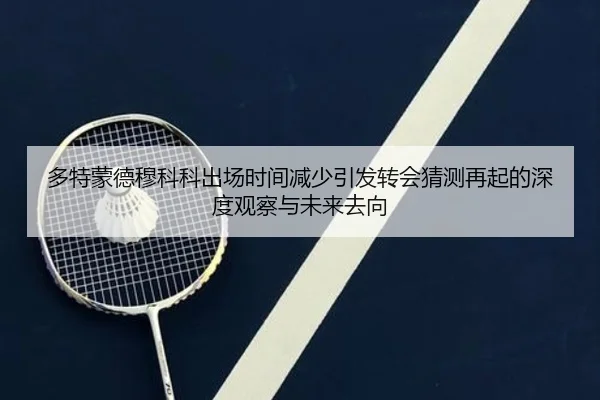 多特蒙德穆科科出场时间减少引发转会猜测再起的深度观察与未来去向